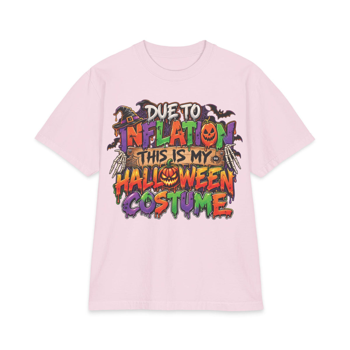Due to Inflation This Is My Halloween Costume T-Shirt | Funny Halloween Tee
