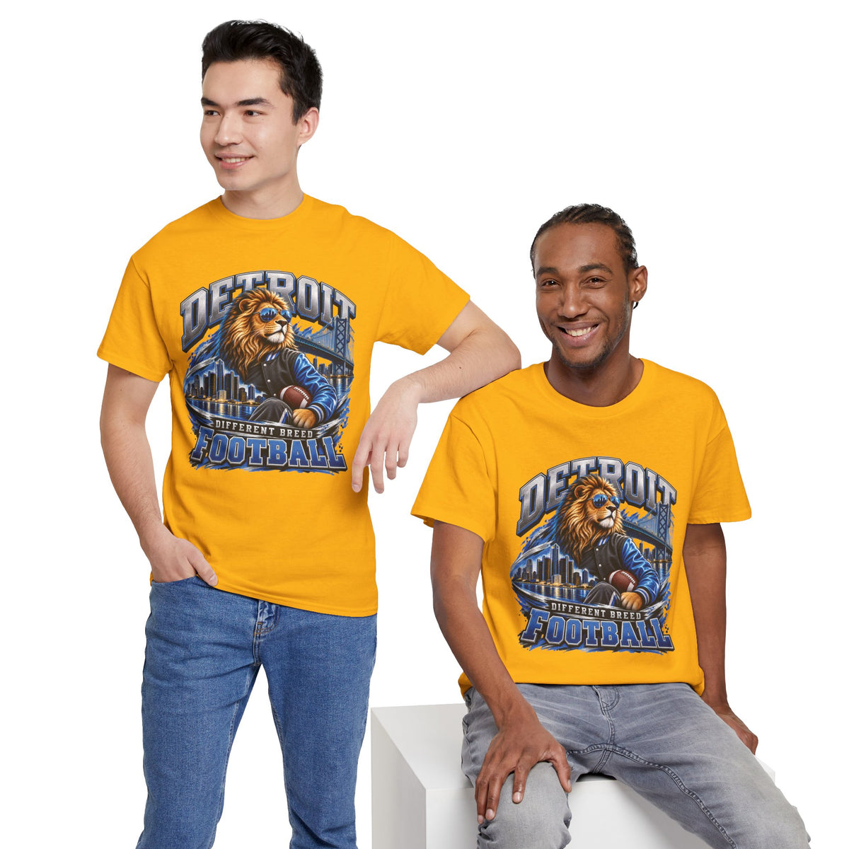 Detroit Lions Football Graphic T-Shirt