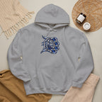 Detroit 313 Drip Skyline Hoodie | Graffiti Letter B Chest Design
