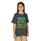 Bruh It’s My Birthday Minecraft-Inspired Youth T-Shirt