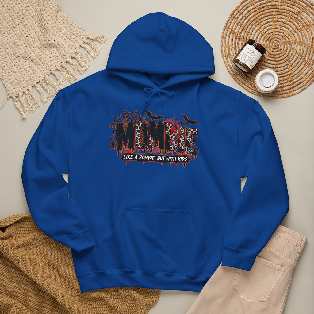 Mama Halloween Hoodie | spiderweb bats leopard print, spooky family mom sweatshirt