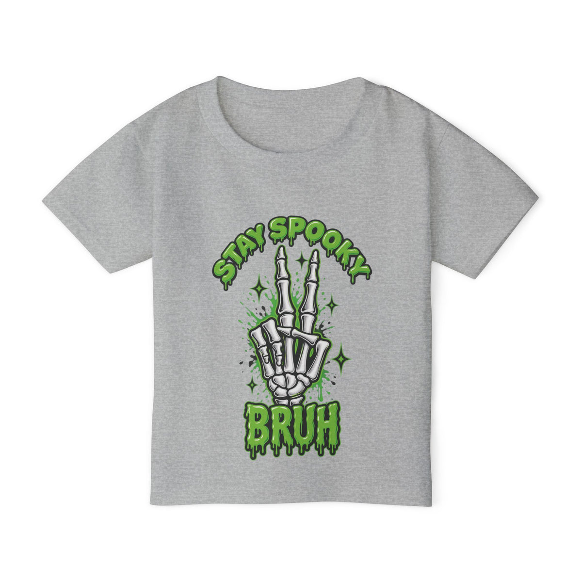 Stay Spooky Bruh toddler t-shirt | Skeleton hand graphic, Halloween kids top