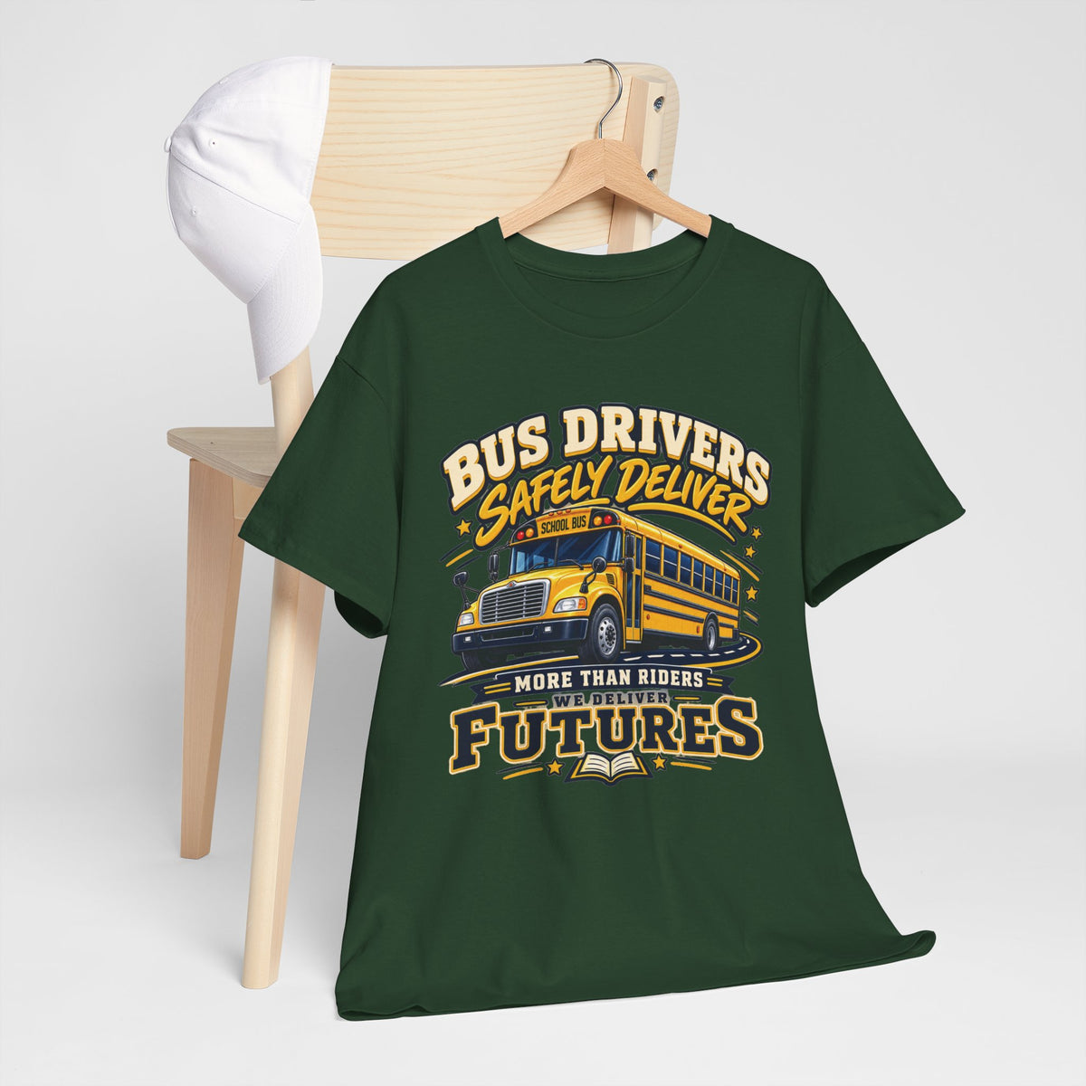 Bus Drivers Safely Deliver Futures Graphic T-Shirt