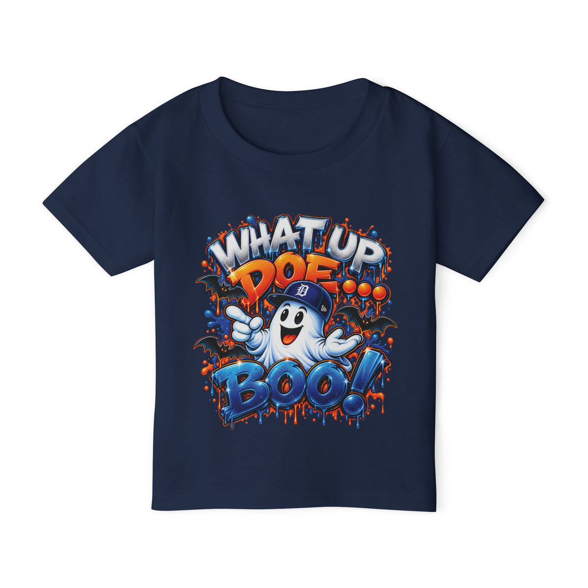 What Up Doe Boo Ghost Toddler T-shirt | Halloween Cute Ghost Tee
