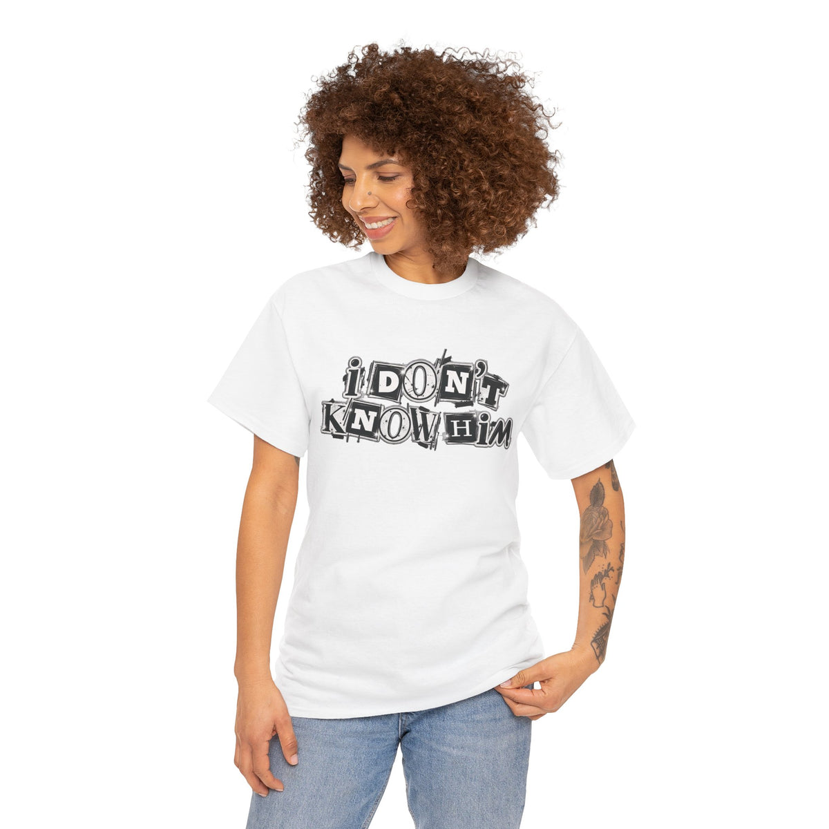 I Don’t Know Him Couples Statement T-Shirt