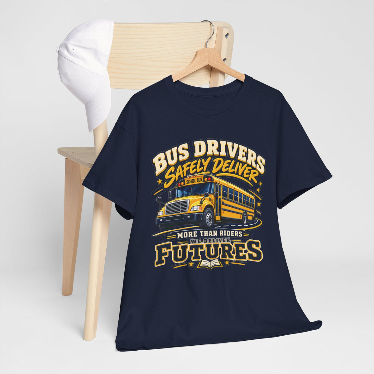 Bus Drivers Safely Deliver Futures Graphic T-Shirt