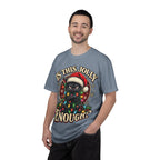 Grumpy Cat in Santa Hat T-Shirt | "Is This Jolly Enough?" Holiday Tee