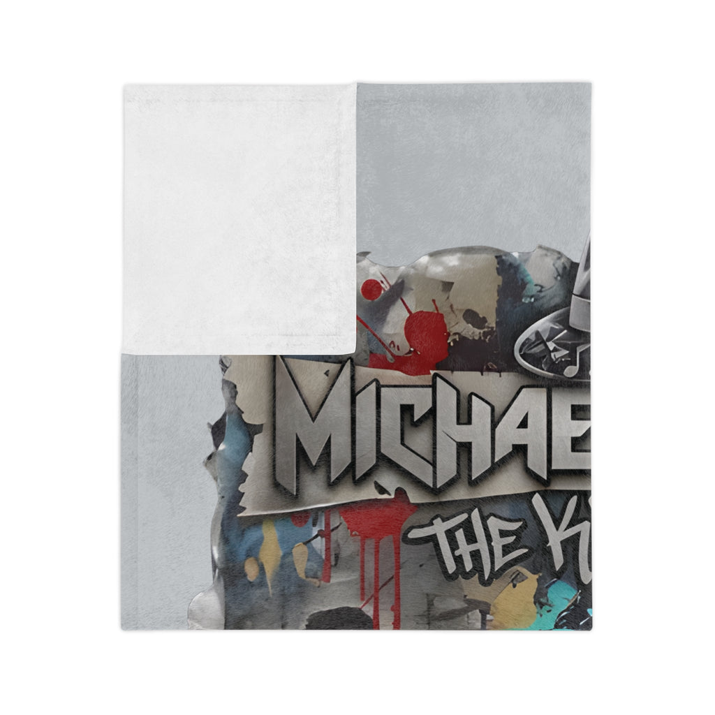 Michael Jackson The King of Pop Blanket | Velveteen Microfiber Throw
