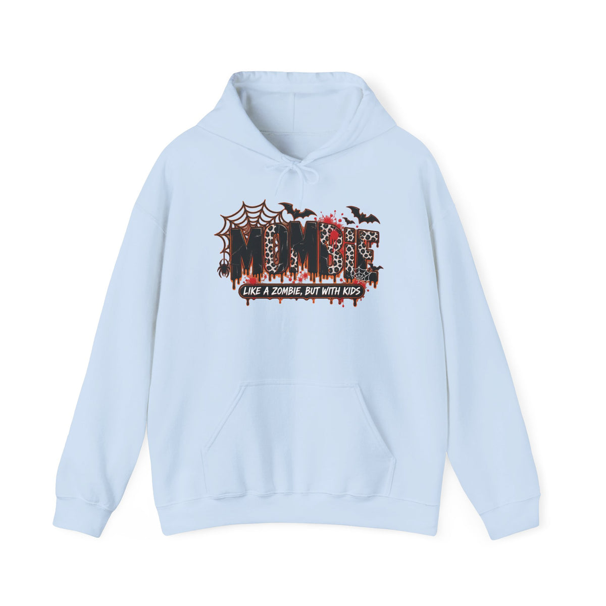 Mama Halloween Hoodie | spiderweb bats leopard print, spooky family mom sweatshirt