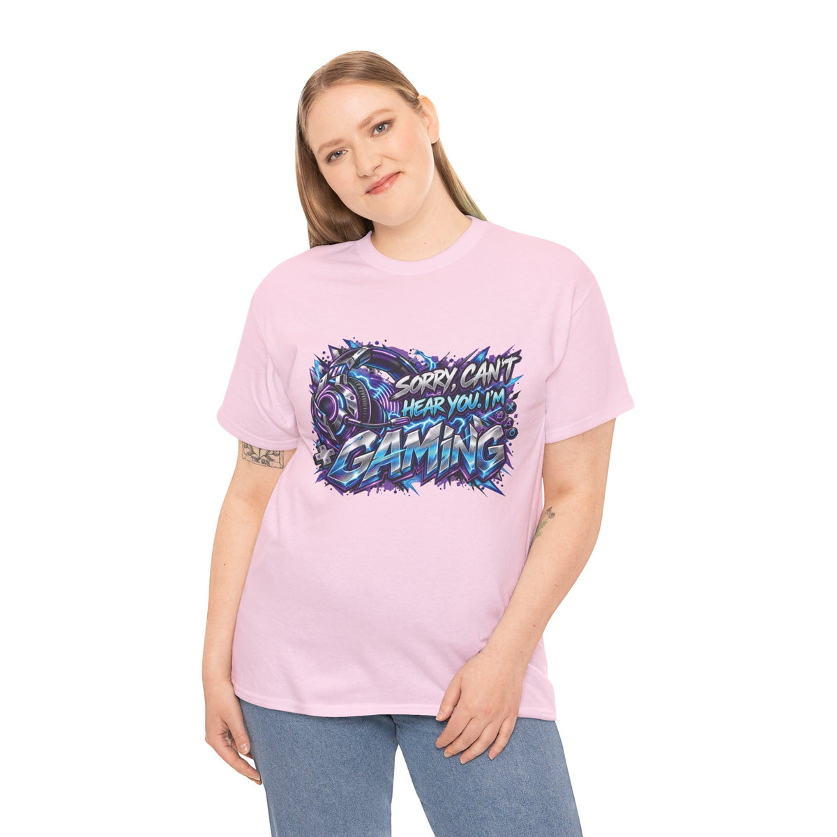 Gaming “Sorry, Can’t Hear You, I’m Gaming” Graphic T-Shirt