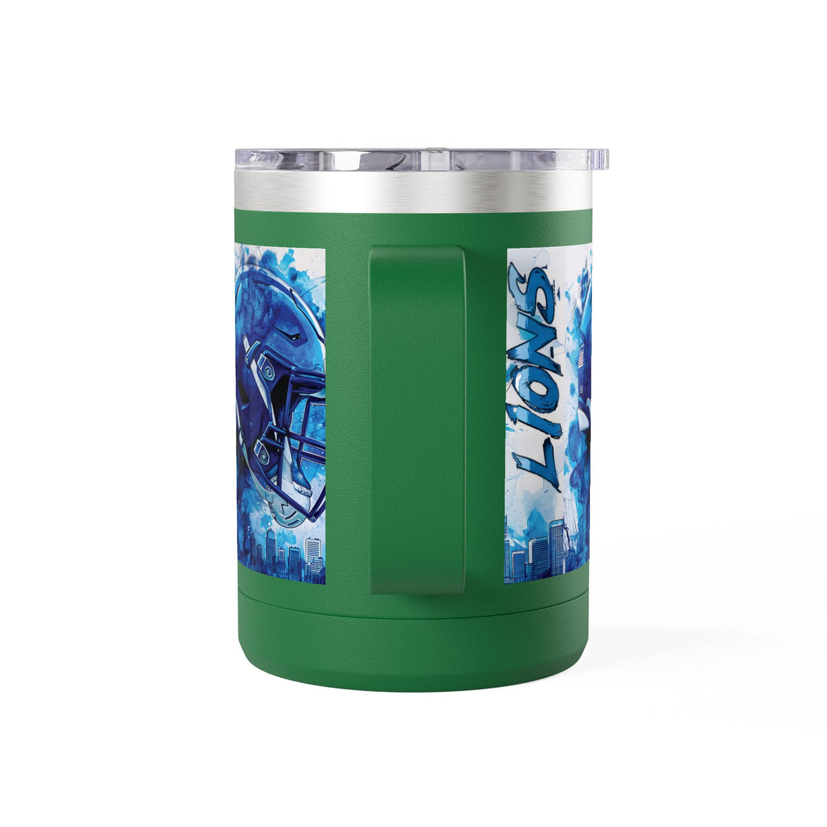 Blue Football Helmet Lions mug | 15oz Tumbler
