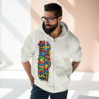 Autism Awareness Puzzle Heart Zip Hoodie | Colorful Awareness Design
