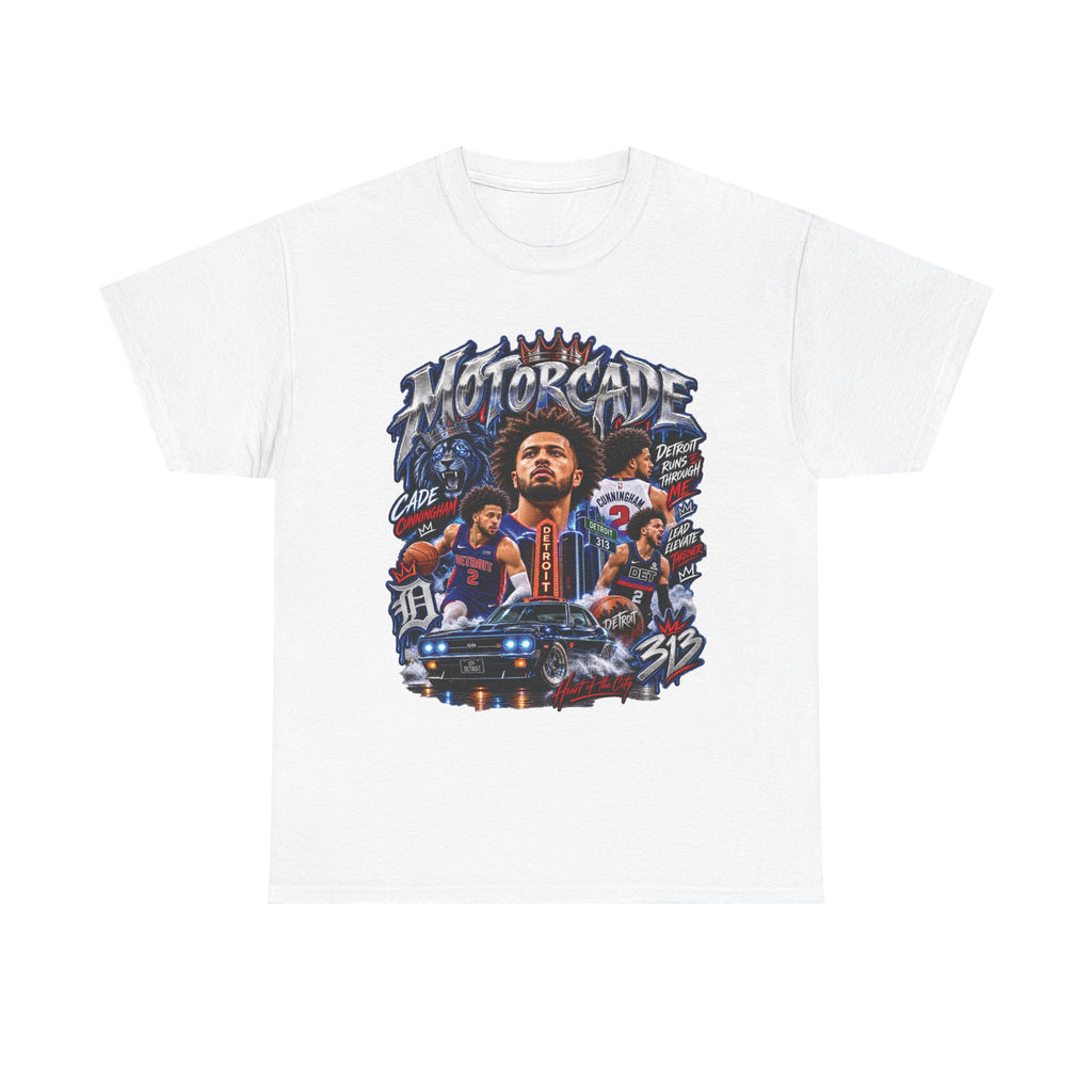 Motorcade Graphic Tee | Vintage Car Rally Illustration