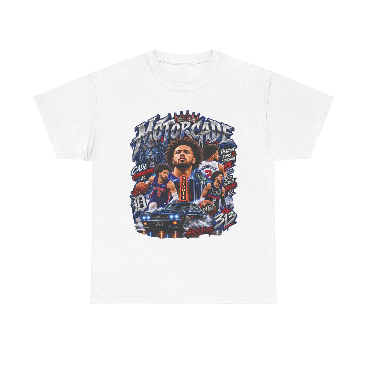 Motorcade Graphic Tee | Vintage Car Rally Illustration