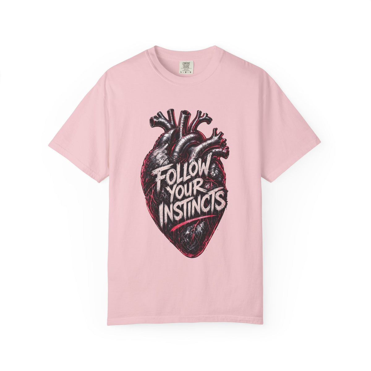 Anatomical Heart Follow Your Instincts T-Shirt | Graphic Heart Tee