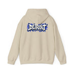 Detroit Graffiti Lion Hoodie | Detroit Drip Streetwear Sweatshirt