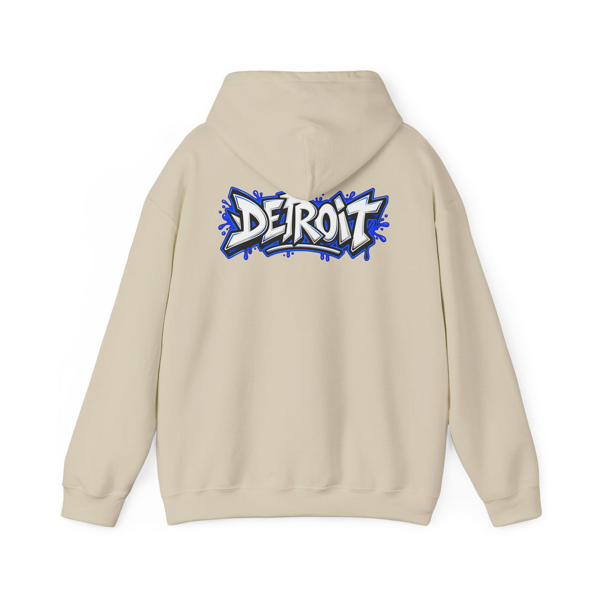 Detroit Graffiti Lion Hoodie | Detroit Drip Streetwear Sweatshirt