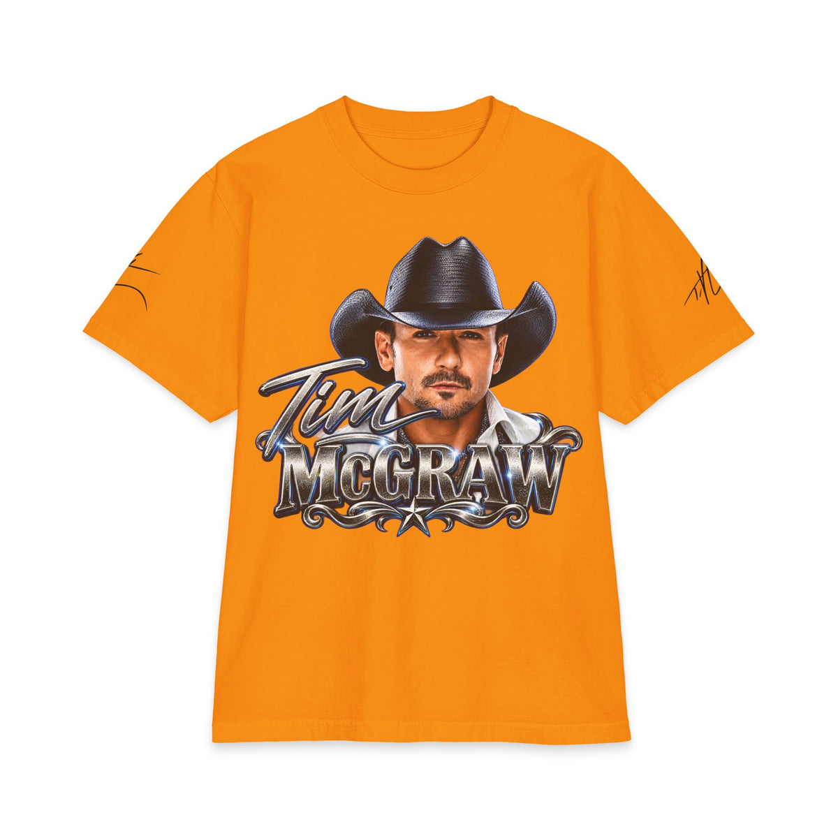 Country Singer Portrait McGraw Graphic Tee | Western Cowboy T-Shirt
