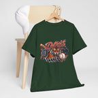 Detroit Tiger Baseball T-Shirt | Detroit skyline, claw marks
