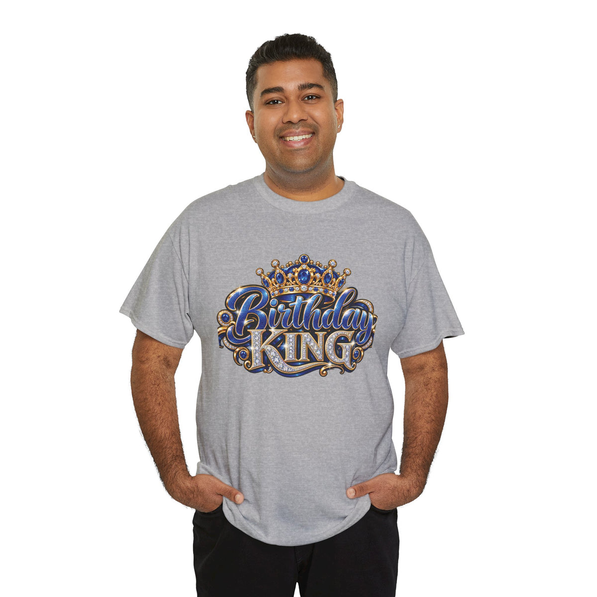 Birthday King Crown Graphic T-Shirt
