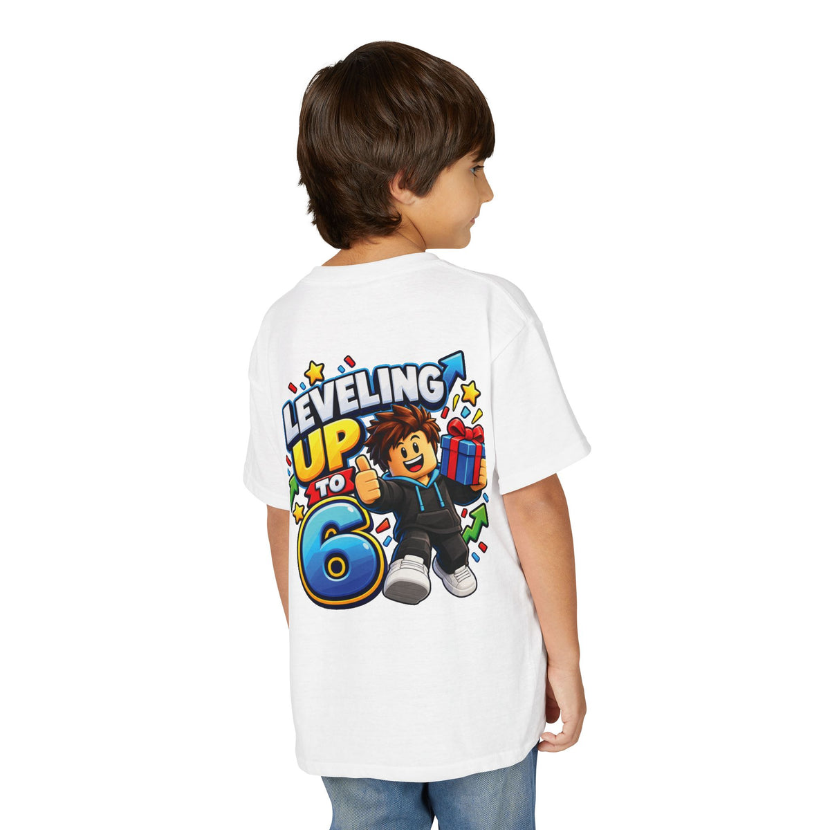 Roblox Birthday Leveling Up to 6 Youth T-Shirt