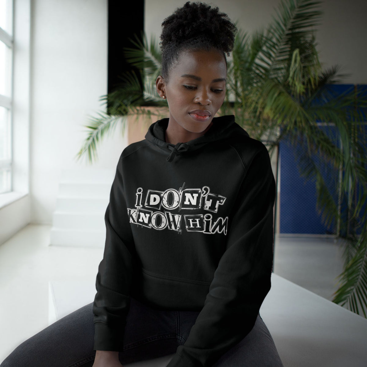 I Don’t Know Him Couples Graphic Hoodie