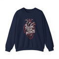 Anatomical Heart 'Follow Your Instincts' Sweatshirt | Hand-Drawn Graphic