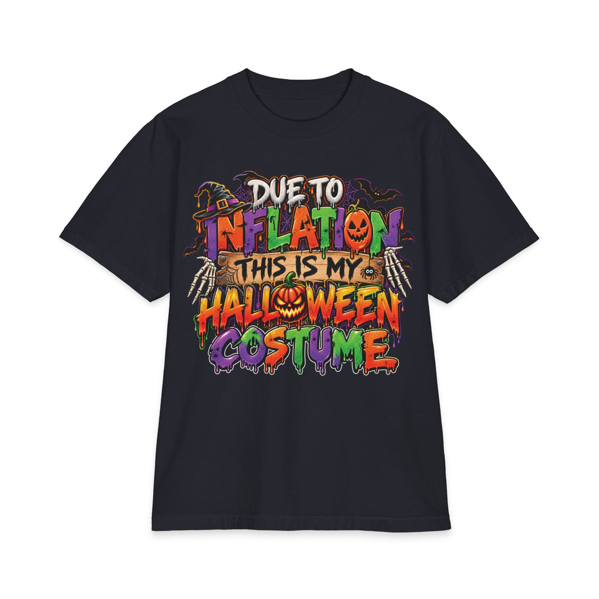 Due to Inflation This Is My Halloween Costume T-Shirt | Funny Halloween Tee