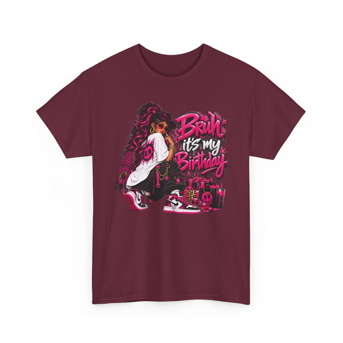 “Bruh, It’s My Birthday” Birthday Graphic T-Shirt
