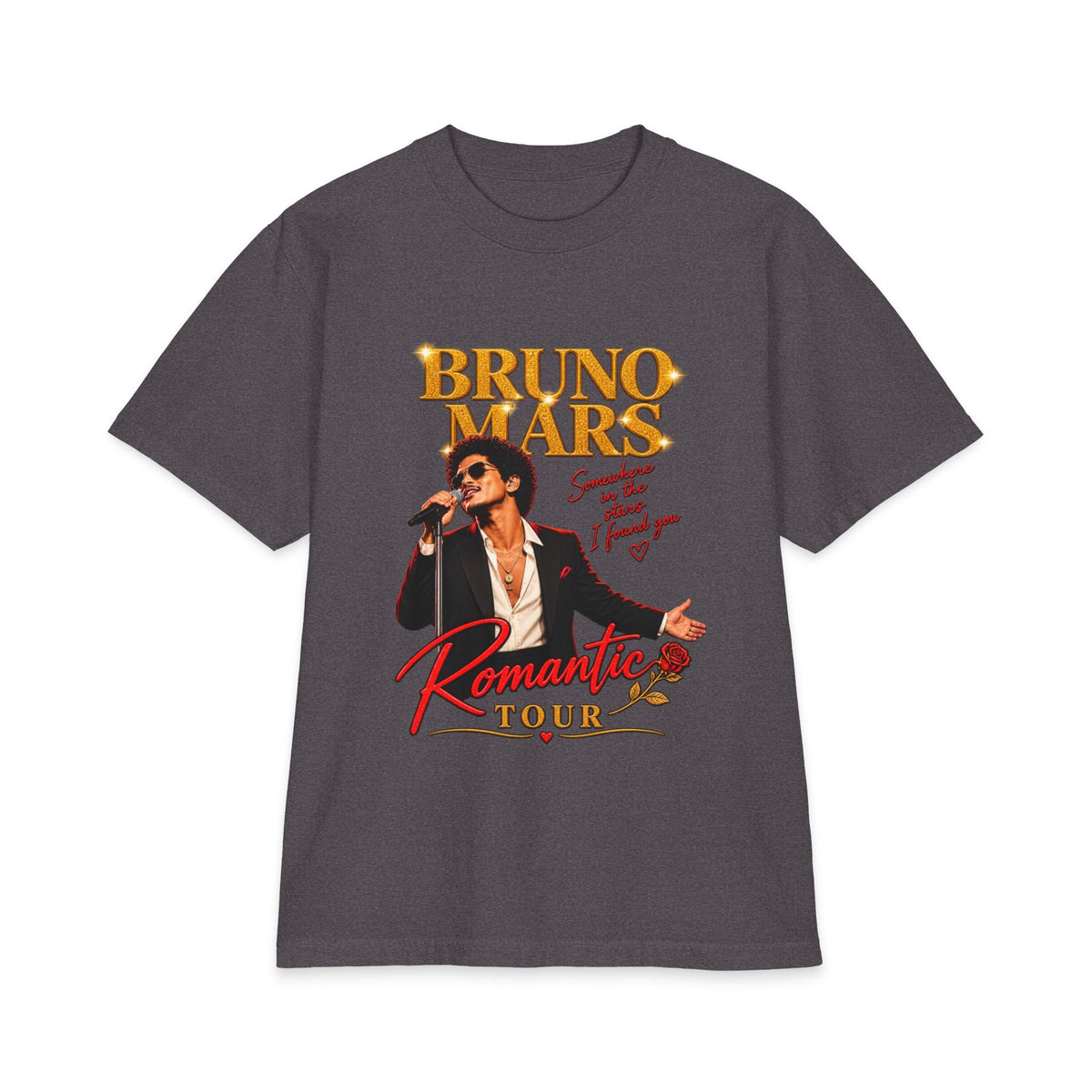 Bruno Mars Romantic Tour T-Shirt | Concert Band Tee