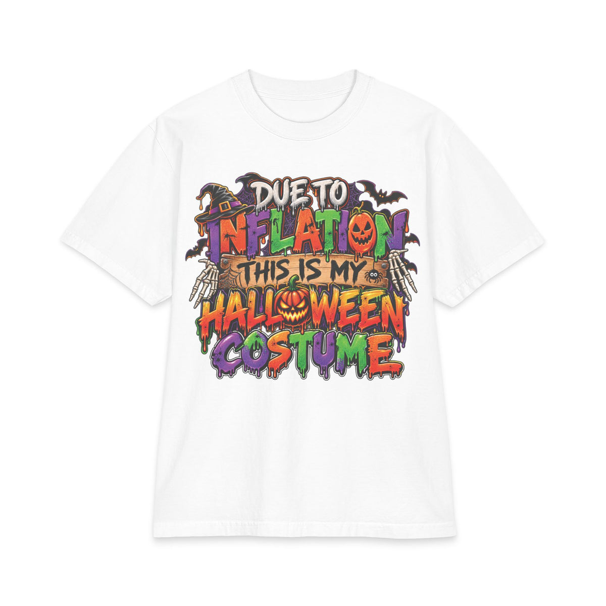 Due to Inflation This Is My Halloween Costume T-Shirt | Funny Halloween Tee