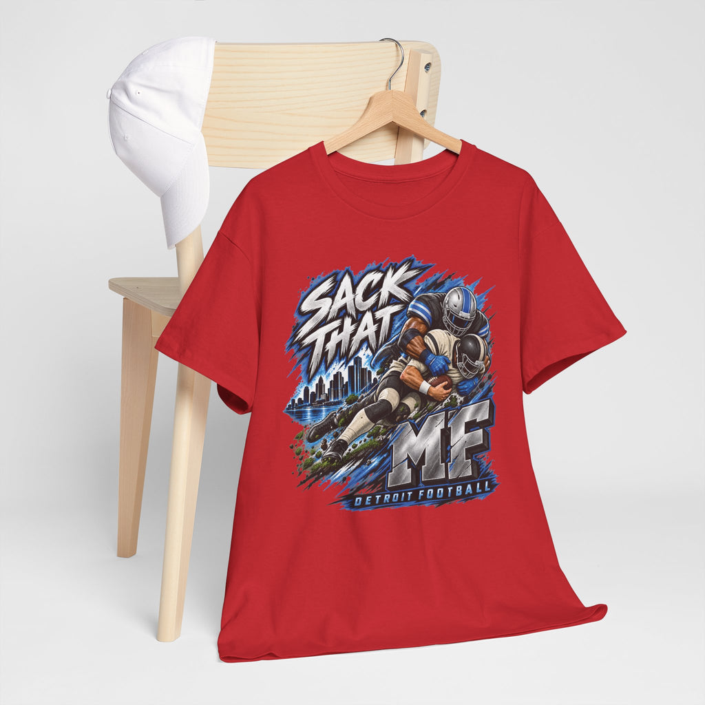 Sack That MF Lions football Graphic T-Shirt