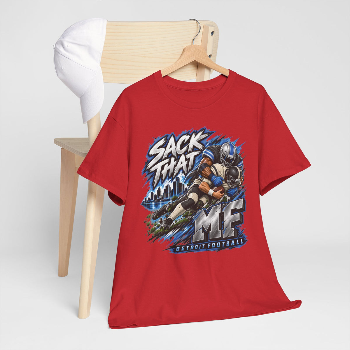 Sack That MF Lions football Graphic T-Shirt