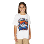 Det What Up Doe Boo! Ghost Graphic T-Shirt | Halloween Kids Tee