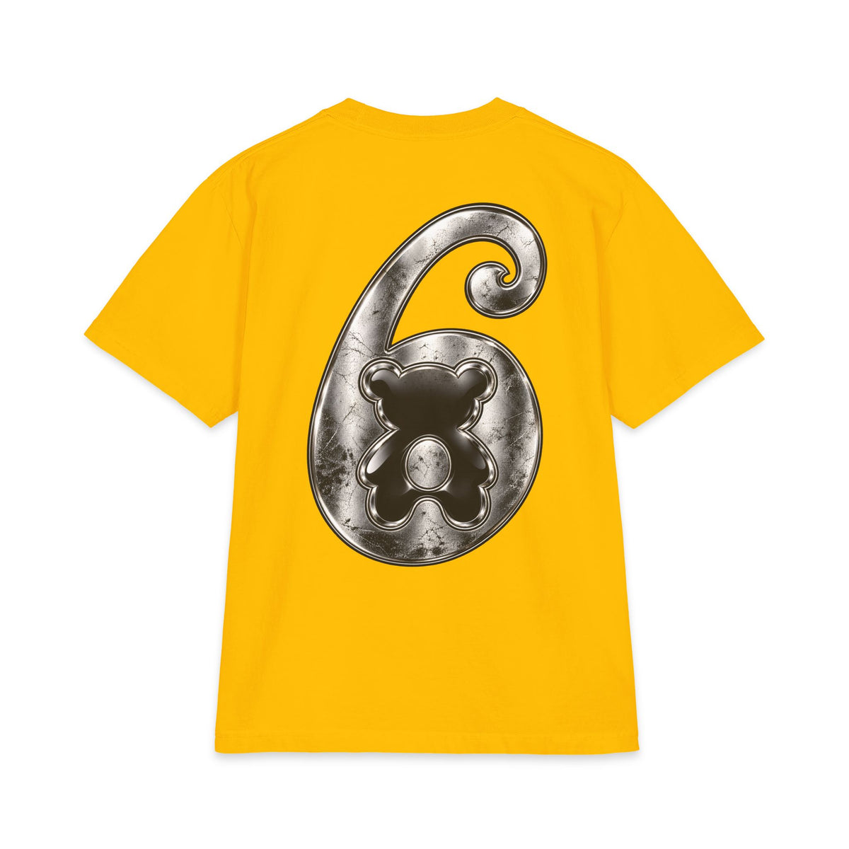 6lack Love Is the New Gangsta T-Shirt | Metallic Grillz Script, Back Number 6 Design