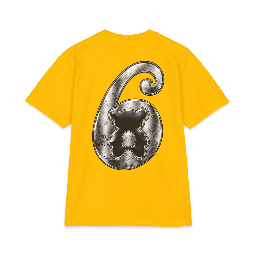6lack Love Is the New Gangsta T-Shirt | Metallic Grillz Script, Back Number 6 Design