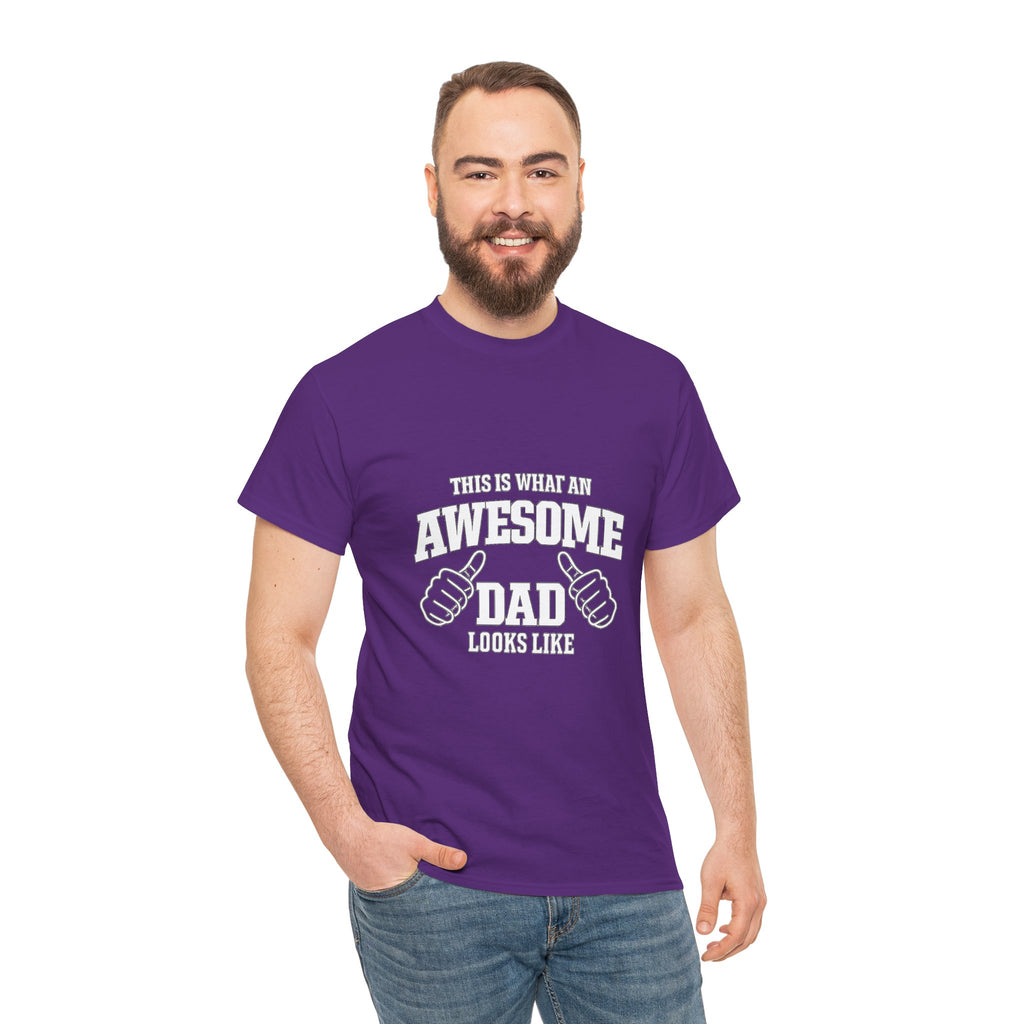 Awesome Dad T-Shirt | "This Is What An Awesome Dad Looks Like", Fathers Day Tee