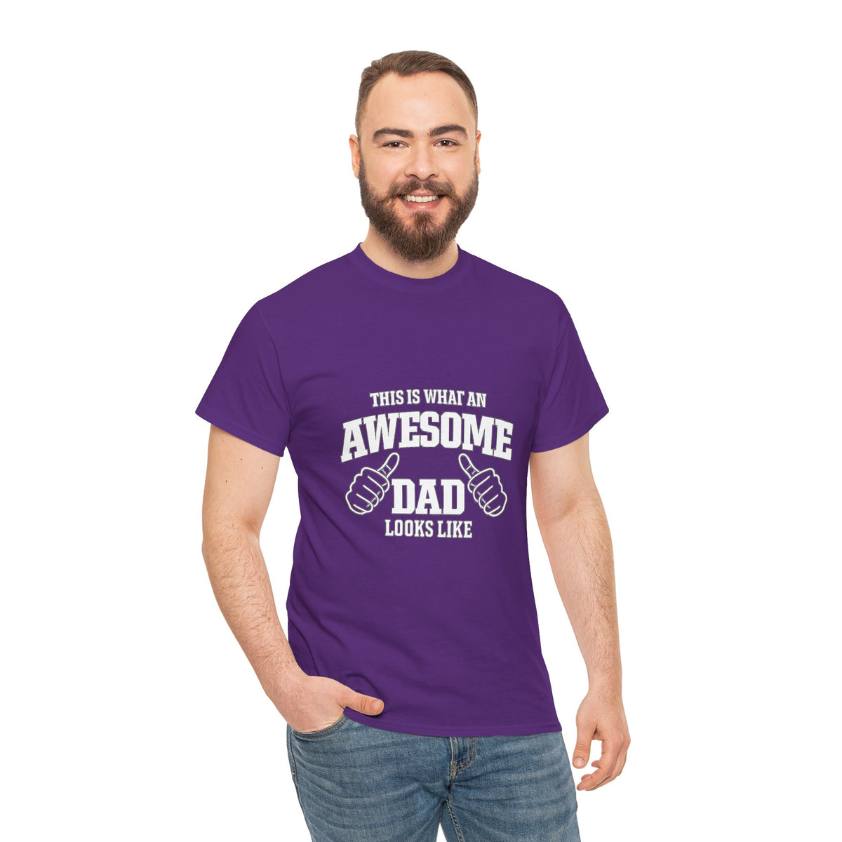 Awesome Dad T-Shirt | "This Is What An Awesome Dad Looks Like", Fathers Day Tee