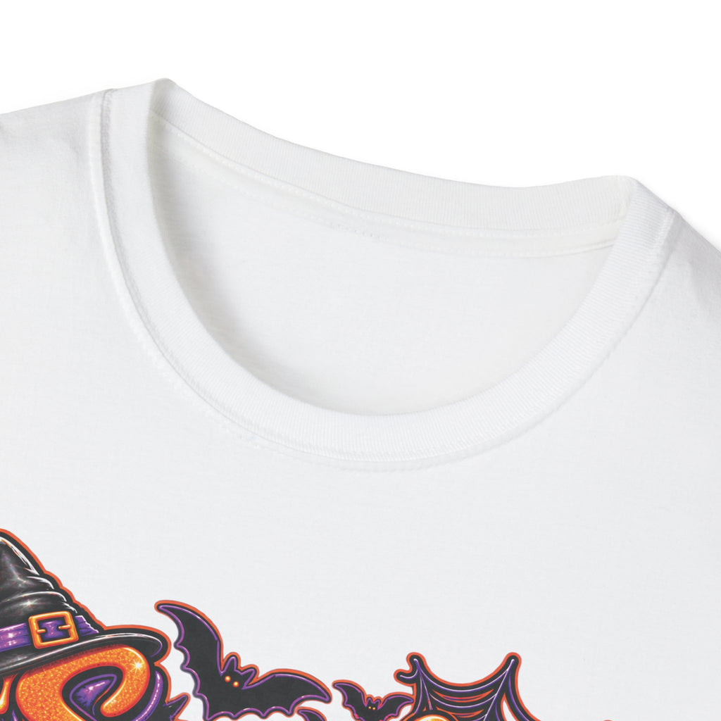 Spooky Dad Halloween Haunted House T-Shirt | Pumpkin Ghosts Witch Hat