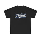 Detroit Script Tee | 313 Drip Skyline T-Shirt