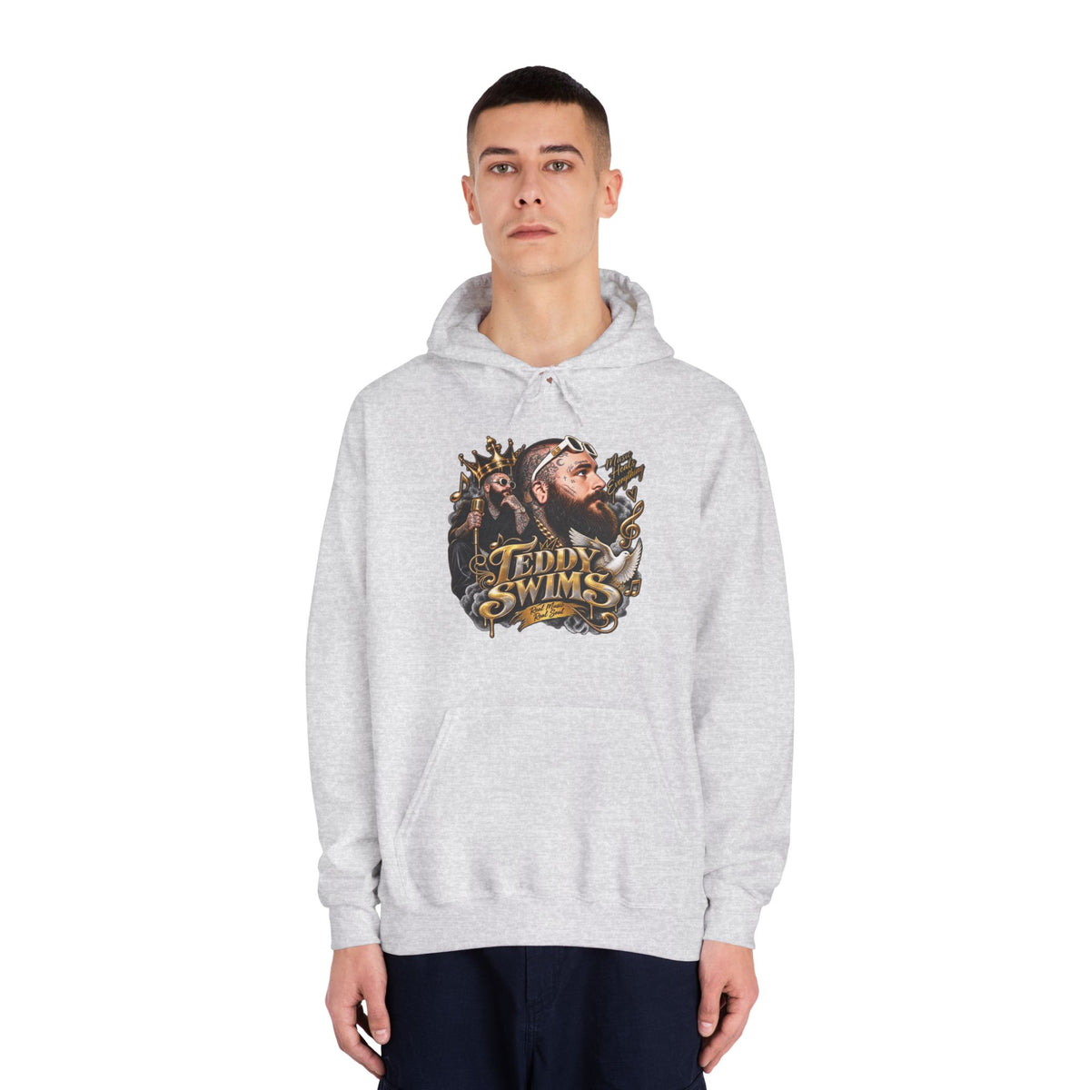 Teddy Swims Portrait Hoodie | Musical Artist Graphic Pullover