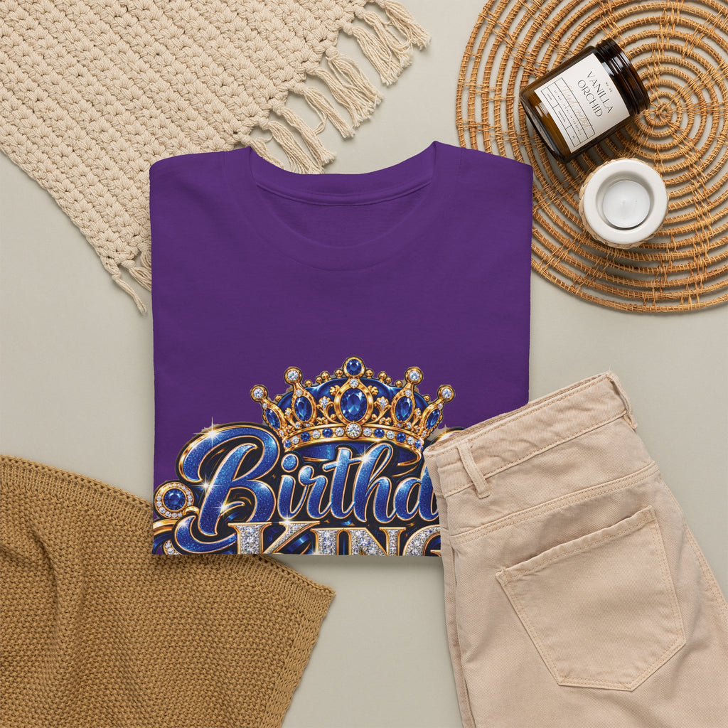 Birthday King Crown Graphic T-Shirt