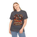 Fall Fright Crew Horror Characters Tee | Halloween Scary Movie Mask Design