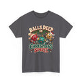 Balls Deep in Christmas Spirit Graphic Tee