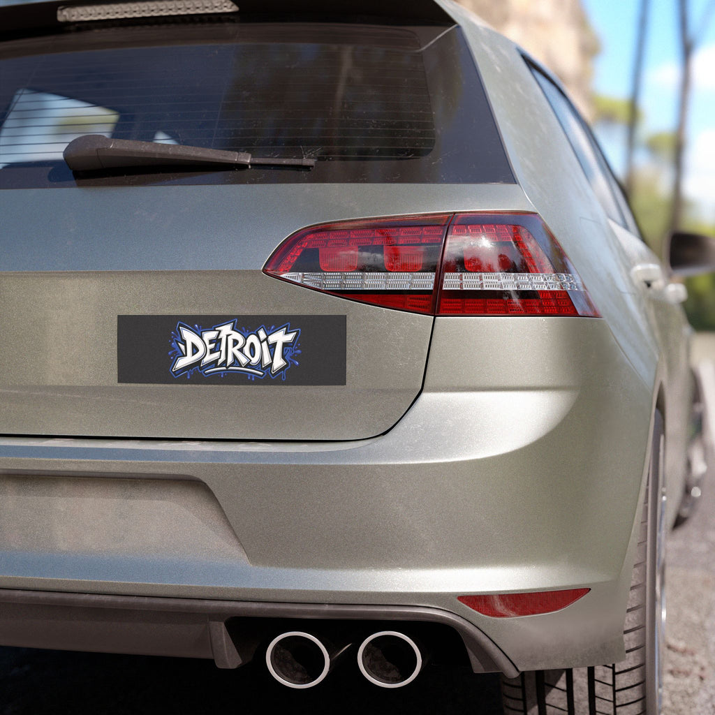 Detroit Graffiti Script Car Magnet | City Street Art Decal