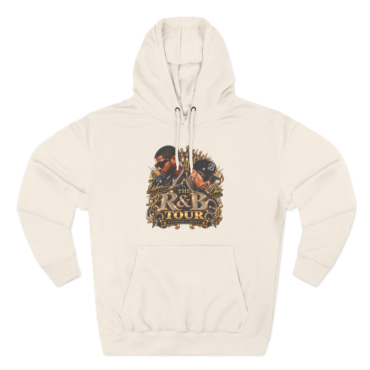 R&B Tour Graphic Hoodie | Music Concert Vintage Portraits