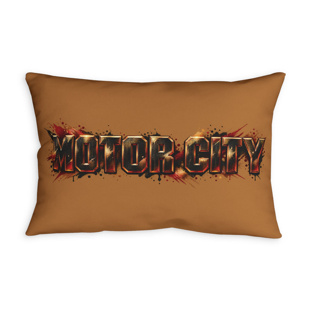 Motor City Detroit Skyline Pillowcase