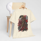 Samurai Warrior Illustration T-Shirt | Japanese Armor, Katana, Kanji