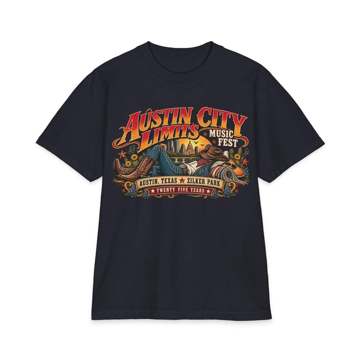 Austin City Limits Festival T-Shirt | Austin Texas Zilker Park Music Tee