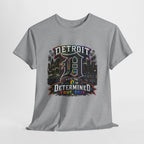 Detroit D Skyline Determined True Grit T-Shirt | City Pride Tee